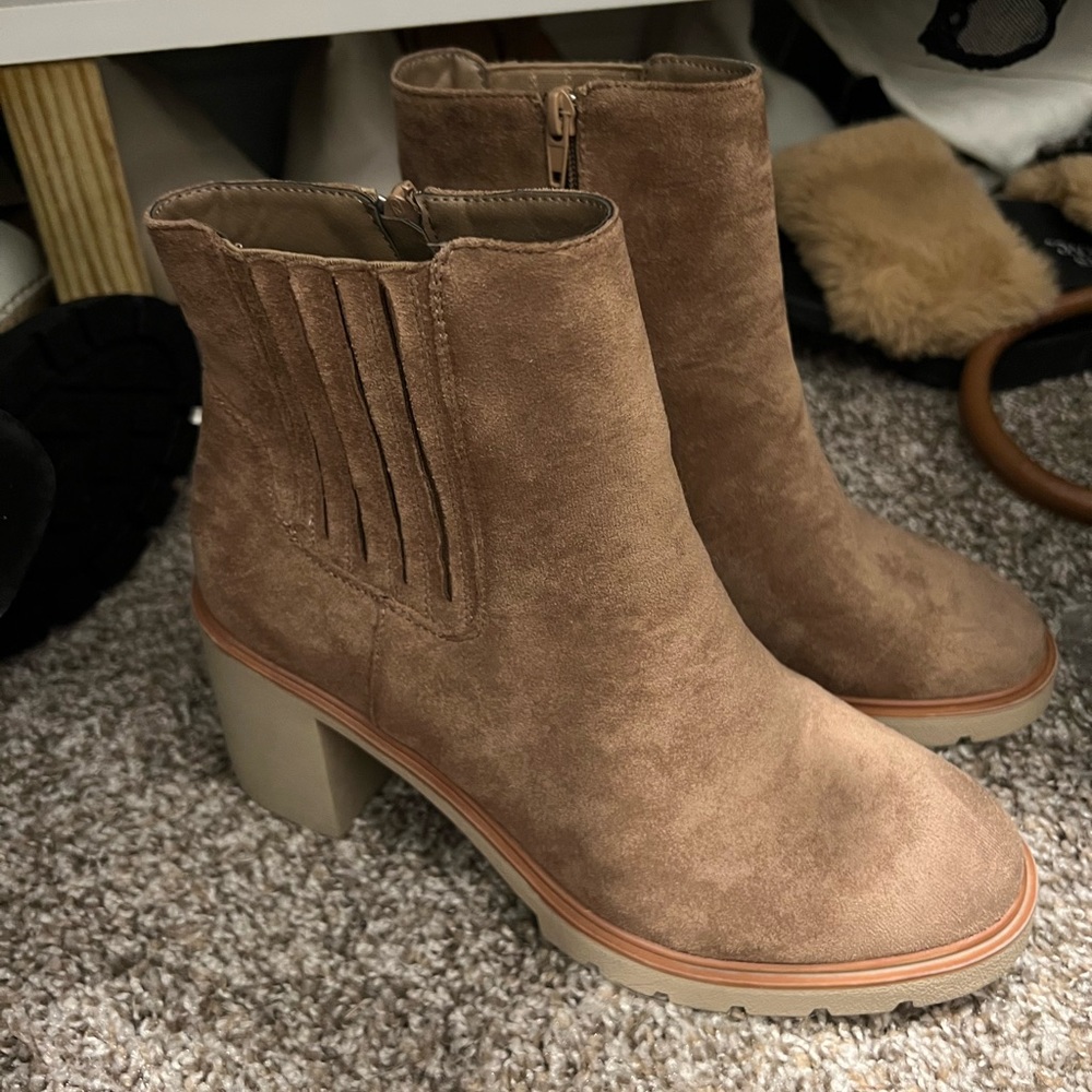 Suede Booties